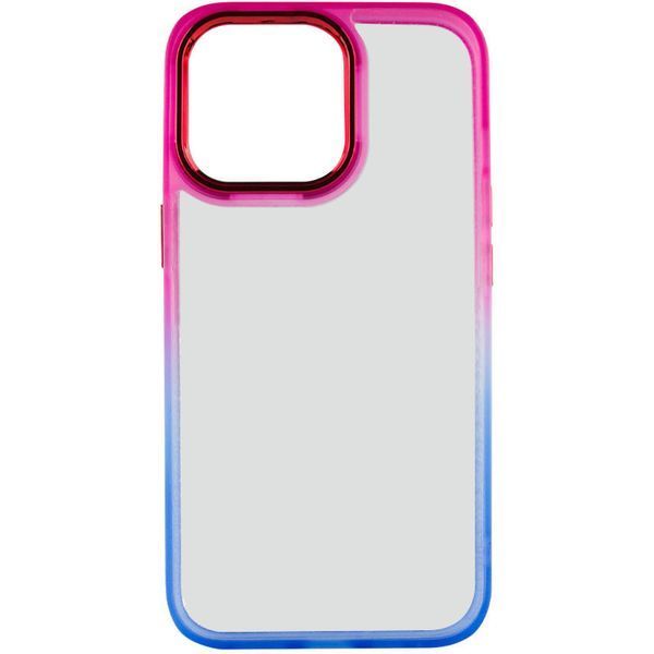 Чохол TPU+PC Fresh sip series для Apple iPhone 13 Pro (6.1") Синій / Рожевий 777-06707 фото