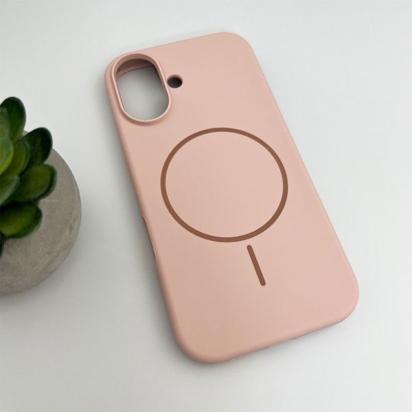 Чехол для смартфона Silicone Case Magnetic для Apple iPhone 17 Pink Sand 666-04121 фото