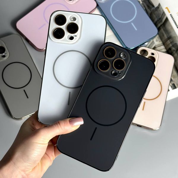 Чохол Matte TPU Soft Touch Magnetic для iPhone 12 Pro Max Grey 214-02222 фото