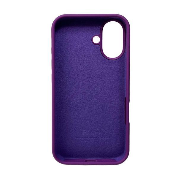 Силиконовый чехол для iPhone 16 Purple 666-01182 фото