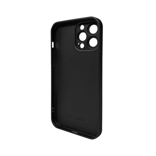 Чохол для смартфона AG Glass Matt Frame Color для iPhone 13 Pro Max Graphite Black 666-00595 фото