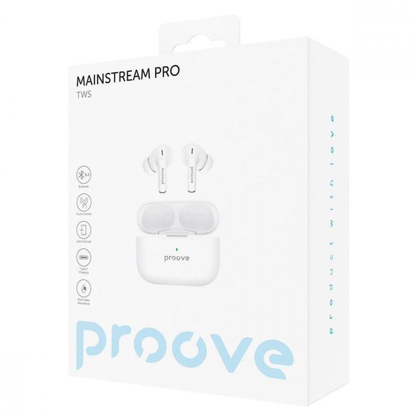 Беспроводные наушники Proove Mainstream Pro TWS white 656-02660 фото