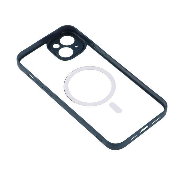 Чехол Baseus Frame Series Magnetic Case+Glass 0.22mm для iPhone 14 Plus Blue 757-00221 фото