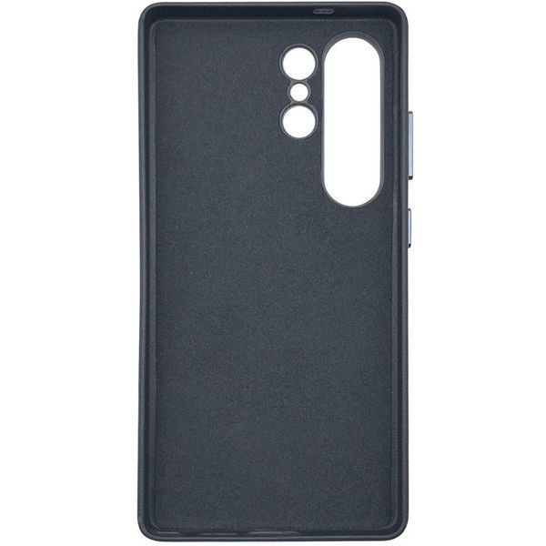 Кожаный чехол Leather Case для Samsung Galaxy S25 Ultra Midnight Blue 555-03205 фото