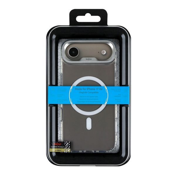 Чохол Kajsa Trans-Shield with MagSafe для iPhone 17 Air Silver O-Ring 2020000509257 фото