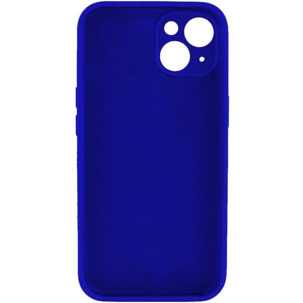 Силиконовый чехол с закрытой камерой для iPhone 14 Shiny Blue 666-00820 фото