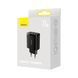 Мережевий зарядний пристрій Baseus Compact Charger 3U 17W EU Black CCXJ020101 фото 2