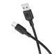 Дата кабель Borofone BX113 Lenny USB to Type-C 3A (2m) Black ILSO-00000076782-1 фото 3