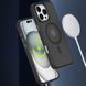 TPU+PC чохол Metal Buttons with MagSafe Colorful для Apple iPhone 16 Pro (6.3") Black 555-03025 фото 2