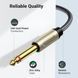 Аудіокабель UGREEN 3.5mm TRS to Dual 6.35mm TS Audio Cable 1m (Gray) UGR-10613 фото 5