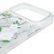 TPU+PC чохол Clear Garden with MagSafe для Apple iPhone 17 Pro (6.3") White Gardenia 777-08197 фото 4
