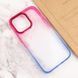 Чохол TPU+PC Fresh sip series для Apple iPhone 13 Pro (6.1") Синій / Рожевий 777-06707 фото 3
