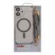 Чохол TPU+PC LanyardCase with MagSafe для iPhone 16 Titanium grey 214-03192 фото 2