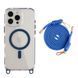 Чохол TPU+PC LanyardCase with MagSafe для iPhone 16 Pro Max Indigo Blue 214-03208 фото 1