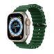Силіконовий рифлений ремінець Ocean для Apple Watch 38/40/41 mm Зелений 212-00480 фото 1