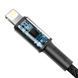 Кабель Baseus High Density Braided Fast Charging Data Cable Type-C to iP PD 20W 1m Black CATLGD-01 фото 4