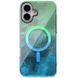 Чехол TPU Shiny Mountain (MagFit) для Apple iPhone 16 (6.1") Green / Blue 555-02875 фото 1