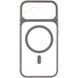 Чехол TPU+PC GETMAN Moon Clear with MagSafe для Apple iPhone 12 Pro (6.1") Grey 656-08452 фото 2
