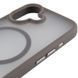 TPU+PC чохол Metal Buttons with MagSafe для Apple iPhone 17 (6.3") Grey 777-08229 фото 4