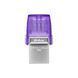 Флеш-накопитель Kingston USB 3.2 DT microDuo 3C 64GB (Type-A/Type-C) (200Mb/s) DTDUO3CG3/64GB фото 1