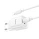 Сетевое зарядное устройство с кабелем HOCO C147A Charm PD20W+QC3.0 charger set (C to iP)(EU) White 6942007630283 фото 5