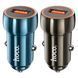 Автомобильное зарядное устройство HOCO Z46 Blue shield single port QC3.0 18W Sapphire Blue 656-00345 фото 4