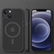 TPU+PC чохол Metal Buttons with MagSafe Colorful для Apple iPhone 13 (6.1") Black 555-03075 фото 4