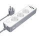 Сетевой удлинитель BOROFONE BAC9 Power 3-position socket(PD20W/1C3A)(EU/GER)(L=3M) White 656-03207 фото 1