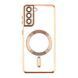 Чохол Wave TPU Metallic with Magsafe для Samsung Galaxy S21 (G991) Rose Gold 555-00219 фото 1