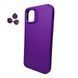 Чохол Silky Cam Protect для iPhone 12/12 Pro Deep Purple 666-02277 фото
