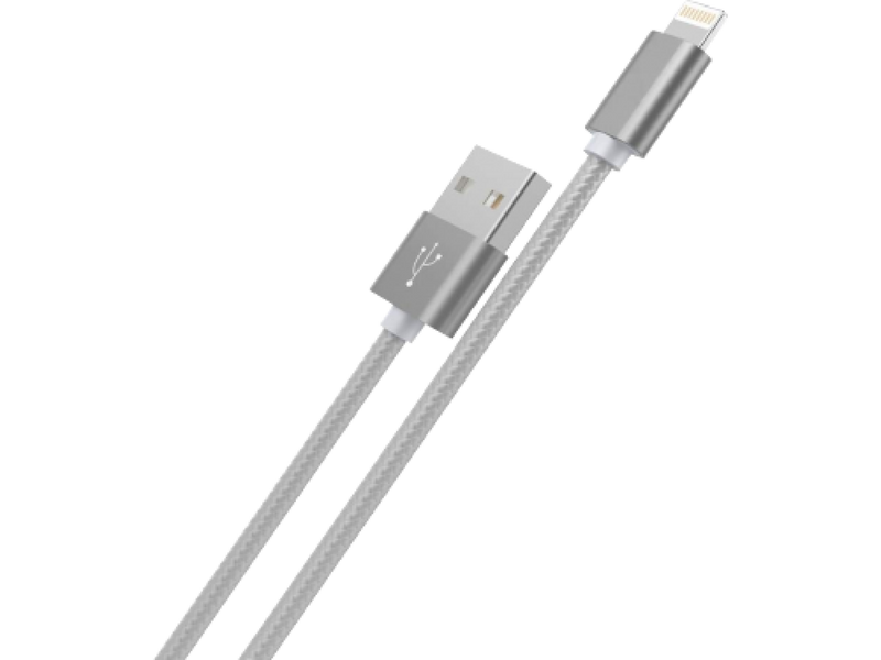 Кабель для заряджання та передачі даних Hoco X2 USB to Lightning Сірий 1 м 209-00050 фото