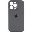 Силіконовий чохол з закритою камерою для iPhone 15 Pro Max Dark Grey 666-01129 фото