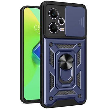 Ударостійкий чохол Camshield Serge Ring для Xiaomi Redmi Note 12 Pro+ 5G Blue 777-04467 фото