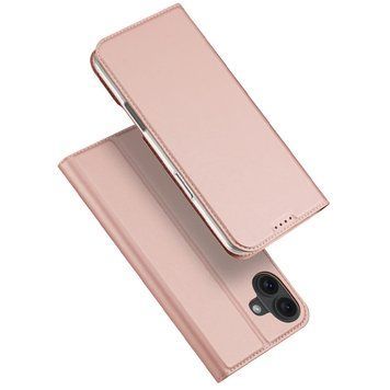 Чохол-книжка Dux Ducis з кишенею для візиток для iPhone 16 Rose Gold 208-04878 фото