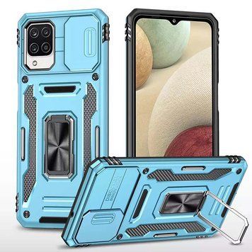 Ударостійкий чохол Camshield Army Ring для Samsung Galaxy M53 5G Light Blue 777-05142 фото