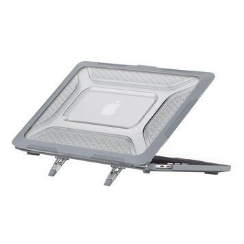 Накладка TPU+PC Hex Shield для MacBook Pro 14" 2024/2023/2021 (A2442/A2779/A2918/A2992) Grey 777-07809 фото