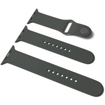 Силіконовий ремінець для Apple Watch Sport Band 42(ser.1-3)/44/45/46/49mm (S/M & M/L) 3pcs Olive 212-01234 фото