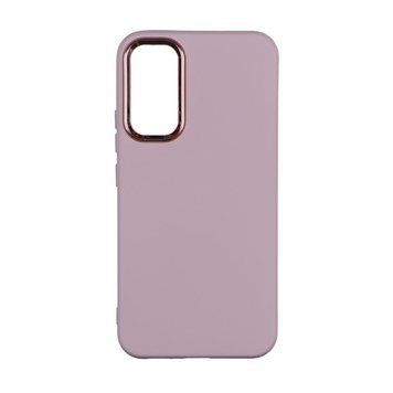 Чохол Silicone Cover Metal frame для Samsung Galaxy A34 5G (A346) Pink sand 208-03439 фото
