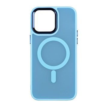 Чехол Space Magnetic Color з Magsafe для iPhone 14 Pro Голубой 214-00761 фото