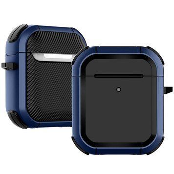 Футляр протиударний Black ed. для навушників Airpods 1/2 Blue 203-00428 фото