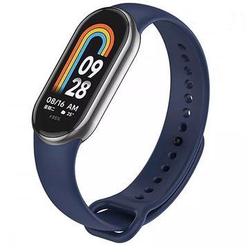 Силіконовий ремінець для Xiaomi Mi Band 8/9/10 Midnight blue 212-01338 фото