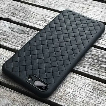 Плетений чохол Bottega Veneta для iPhone 8 Plus/7 Plus Чорний 208-01706 фото