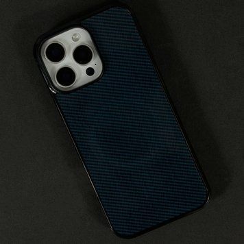 Чохол Gloss Elite Carbonique Magnetic для iPhone 12/12 Pro Line Blue 208-06159 фото