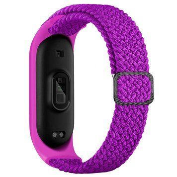 Ремінець для Xiaomi Mi Band 3/4/5/6/7 Elastic Adjustment Purple 212-02472 фото