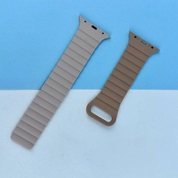 Силиконовый ремешок STR MagStrap Desing No1 для Apple Watch 42/44/45/49mm Apricot 212-02820 фото