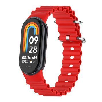 Ремінець для Xiaomi Mi Band 8/9/10 Ocean band Red 212-02622 фото
