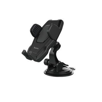 Автотримач для телефона HOCO CA31 cool run suction cup car holder Black 6957531077602 фото