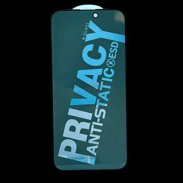 Захисне скло анти-шпигун Letter Privacy Anti-Static Glass для iPhone 15 Plus 777-02153 фото