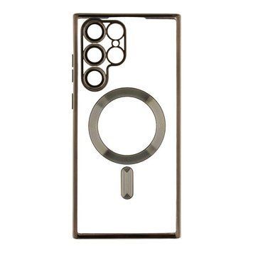 Чохол Wave TPU Metallic with Magsafe для Samsung Galaxy S22 Ultra (S908) Black 555-00170 фото