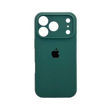Силиконовый чехол с закрытой камерой для iPhone 17 Pro Pine Green 666-04276 фото